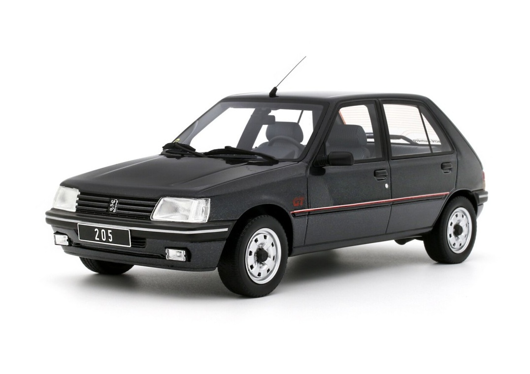 OTTO MOBILE 1:18 Peugeot 205 GT - 1993 (gris graphite) OT1223