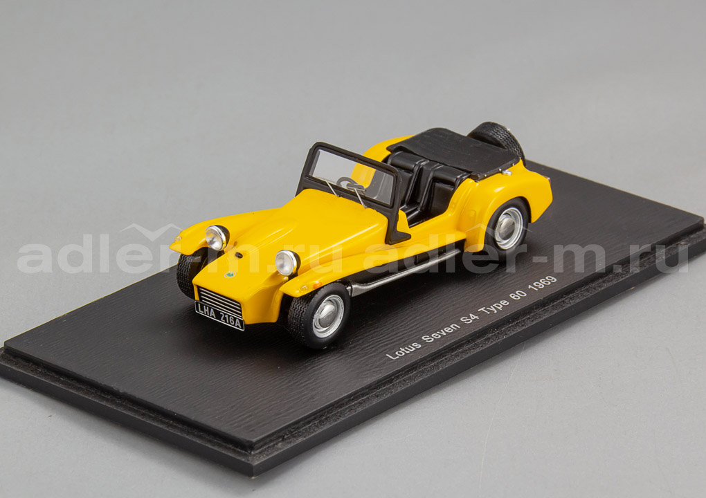 SPARK 1:43 Lotus Seven S4 (Type 60) 1969 (yellow) S2185