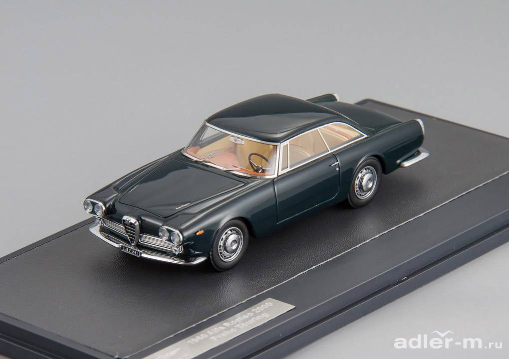 MATRIX 1:43 Alfa Romeo 2000 Praho Touring 1960 (black) MX50102-081