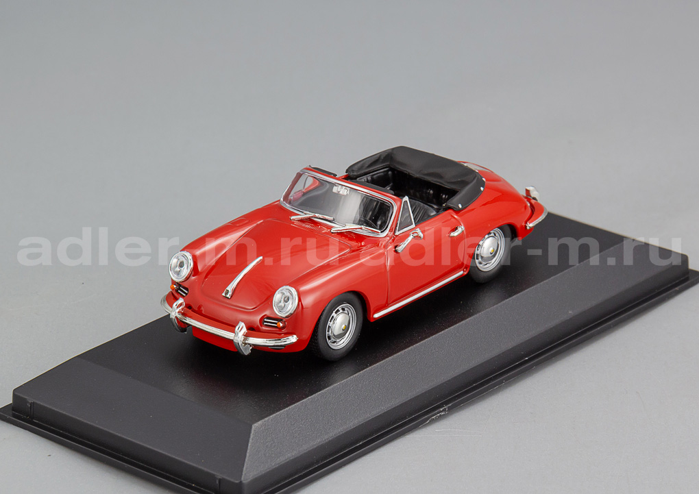 MINICHAMPS (MAXICHAMPS) 1:43 Porsche 356 C Cabriolet - 1965 (red) 940062331