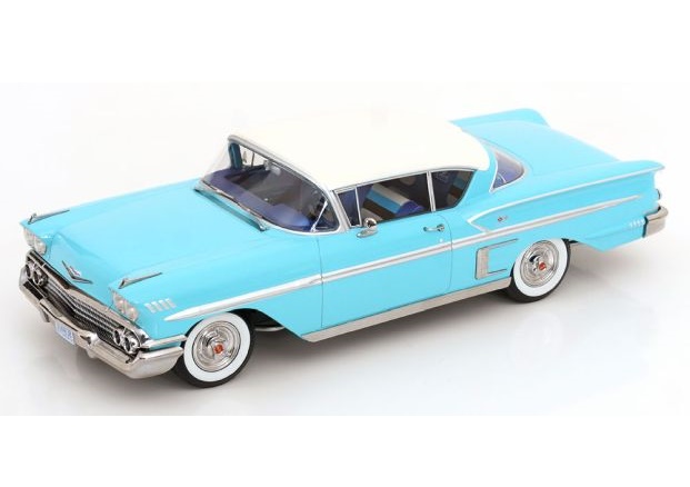 KK SCALE 1:18 Chevrolet Bel Air Impala Купе - 1958 (turquoise/cream) KKDC181593