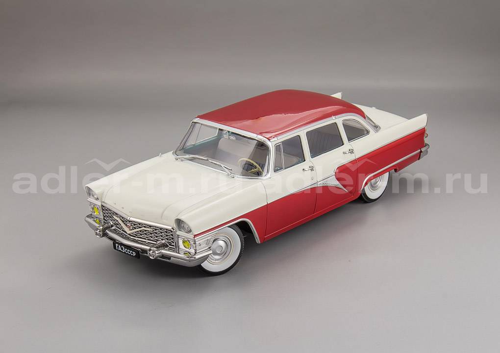 TRIPLE9 1:18 Горьковский автомобиль 13 (dark red/white) T9-1800251