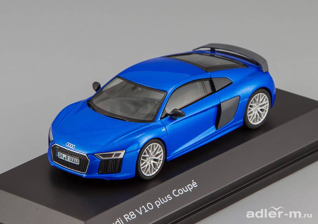 HERPA 1:43 Audi R8 V10 plus 2015 (blue) 5011518433