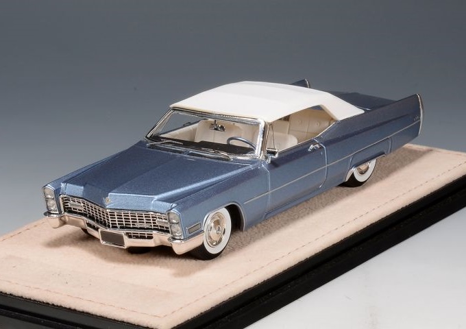 GLM + STAMP MODELS 1:43 Cadillac DeVille Кабриолет (закрытый) - 1967 (Marina Blue Metallic) STM67702