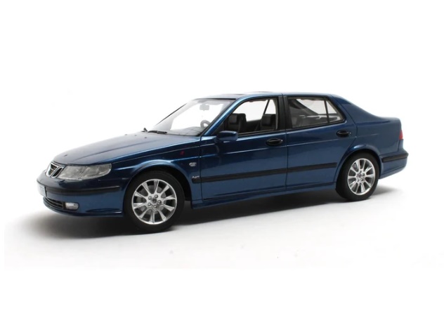CULT SCALE MODELS 1:18 SAAB 9-5 Turbo Aero - 1998-2004 (blue met) CML198-3
