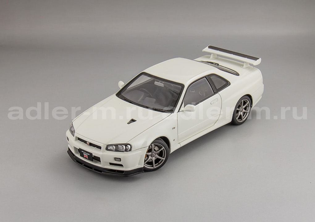 AUTOART 1:18 Nissan Skyline GT-R (R34) V-SPEC II (white pearl) 77406