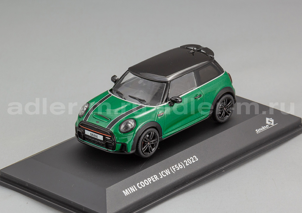 SOLIDO 1:43 Mini Cooper John Works - 2023 (green) S4315002
