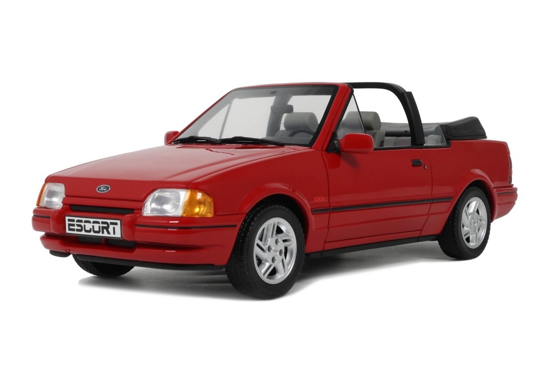 OTTO MOBILE 1:18 Ford Escort Mk4 XR3i Cabriolet - 1986 (red) OT1254
