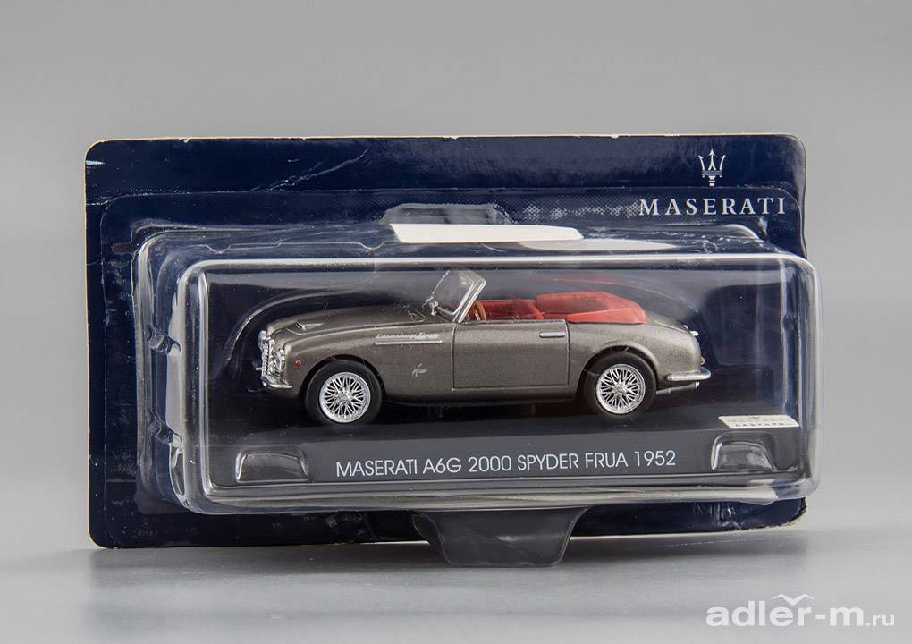 IXO (ALTAYA) 1:43 Maserati A6G 2000 Spyder by Frua 1952 (grey) M10