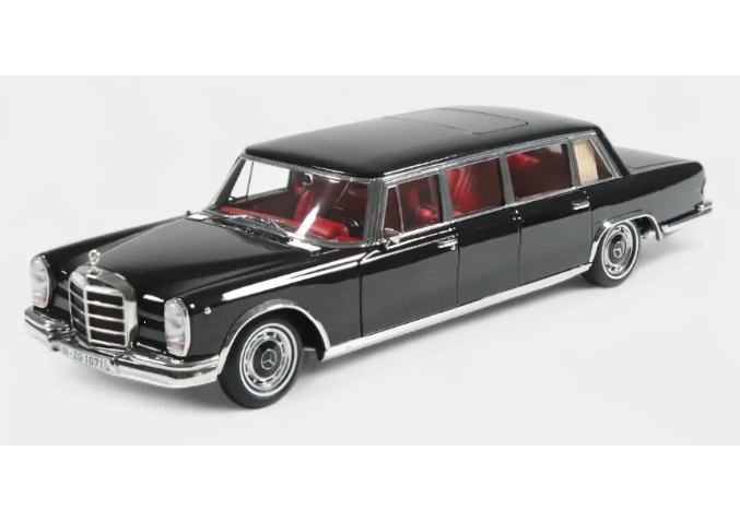 NZG 1:18 Mercedes-Benz 600 Pullman Лимузин - 1968-1980 (black) NZG1071-50