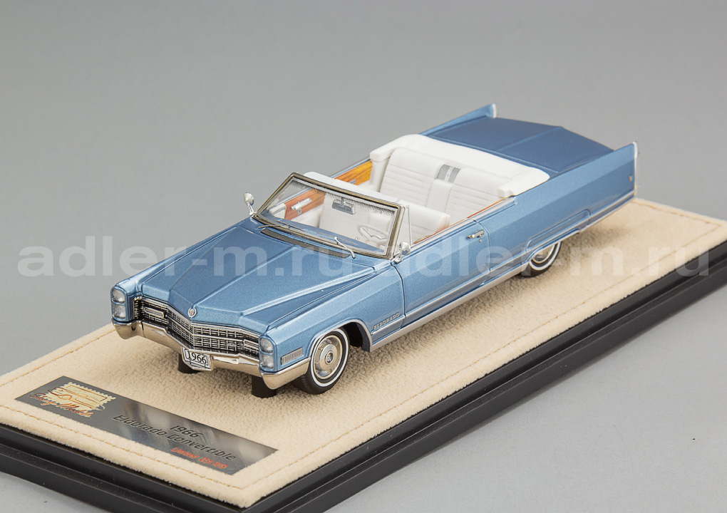 GLM + STAMP MODELS 1:43 Cadillac Eldorado Convertible (открытый) - 1966 (blue) STM66001