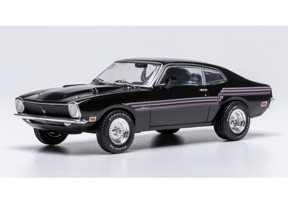 IXO 1:43 Ford Maverick - 1974 (Black/Stripes) CLC624