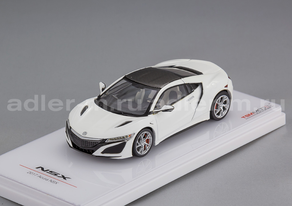 TRUESCALE MINIATURES 1:43 Acura NSX 2017 (LHD) 130R (white) TSM164385