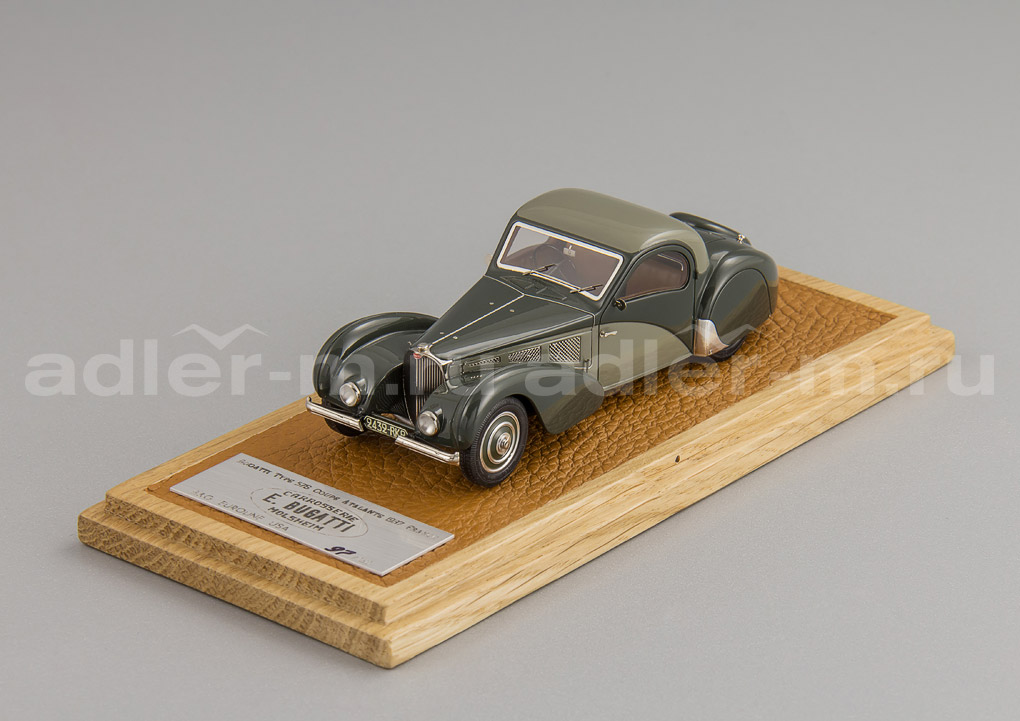 EMC (В. ПИВТОРАК) 1:43 Bugatti Type 57 S Coupe Atalante 1937 Ch.#57511 B&G EL-11