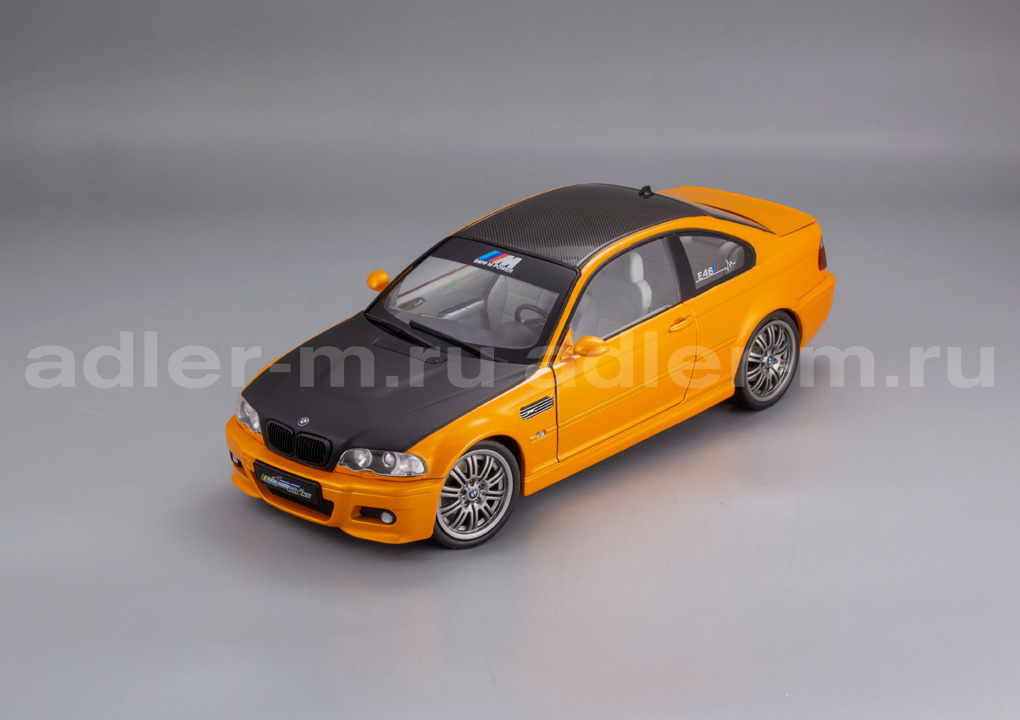 SOLIDO 1:18 BMW M3 Coupe Solido Works - 2000 (orange / black) S1806509