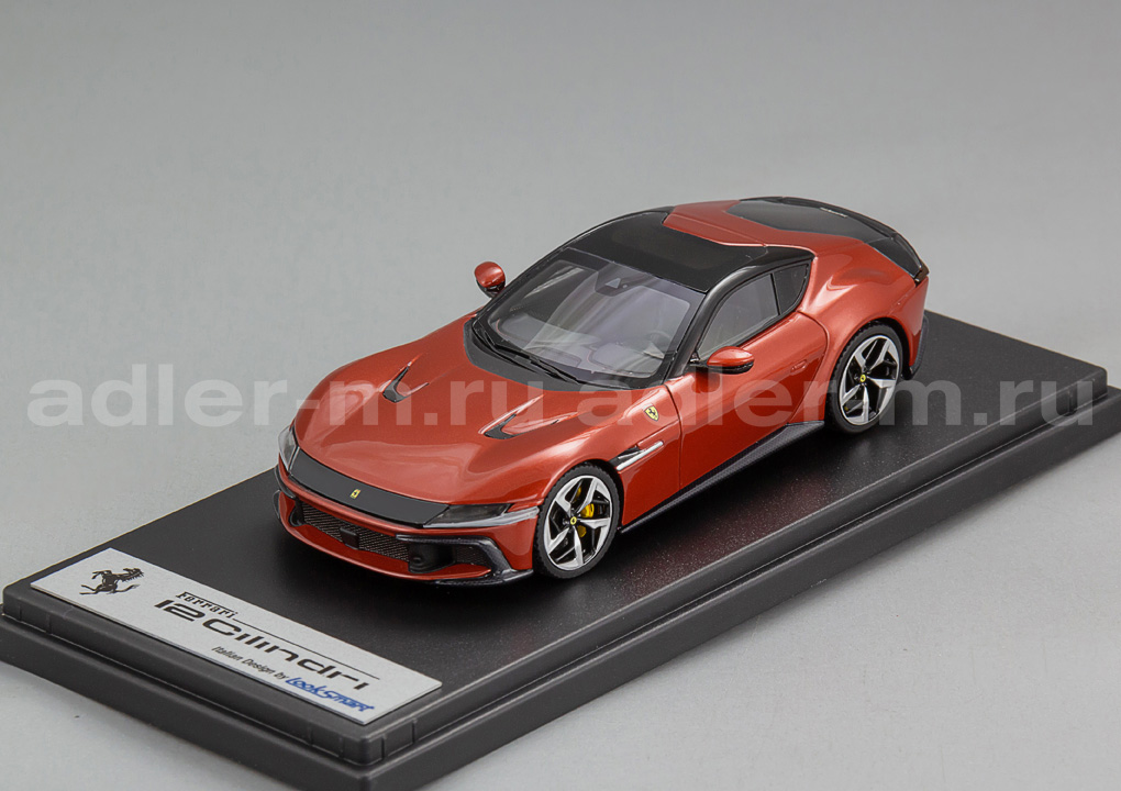 LOOKSMART 1:43 Ferrari 12 Cilindri (Rosso Imola) LS553A
