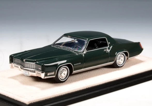 GLM + STAMP MODELS 1:43 Cadillac Fleetwood Eldorado - 1967 (Sherwood Green Metallic) STM67003