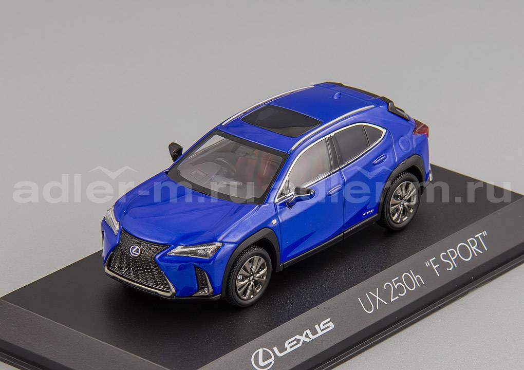 KYOSHO 1:43 Lexus UX250h "F Sport" (heat blue) 03696BL