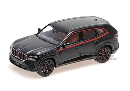 MINICHAMPS 1:43 BMW XM - 2023 (black / red) 410023301