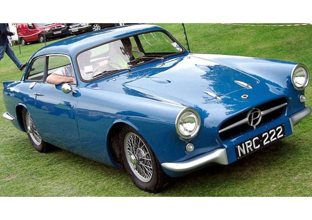ESVAL MODELS 1:43 Peerless GT RHD 1958 with bumpers (blue) EMEU43007A