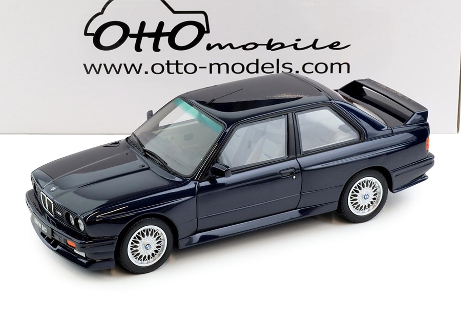 OTTO MOBILE 1:18 BMW M3 Europameister (E30) - 1988 (blue metallic) OT1216