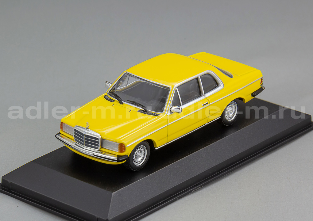 MINICHAMPS (MAXICHAMPS) 1:43 Mercedes-Benz (W123) 230CE – 1976 (yellow / beige) 940032222
