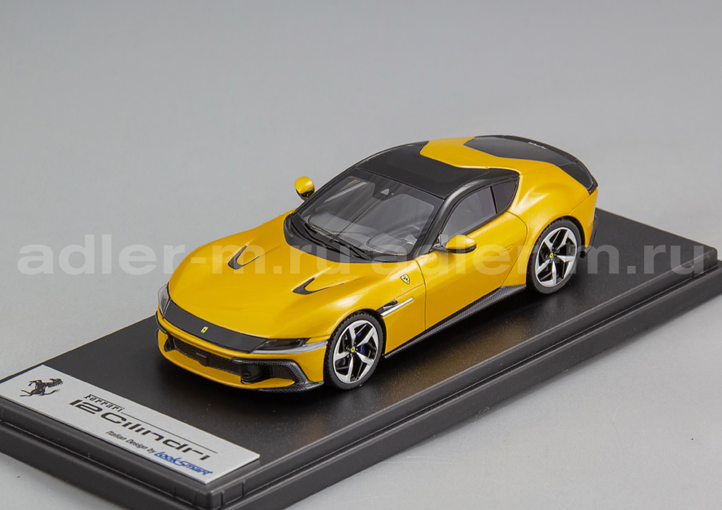 LOOKSMART 1:43 Ferrari 12 Cilindri (Giallo Montecarlo) LS553E