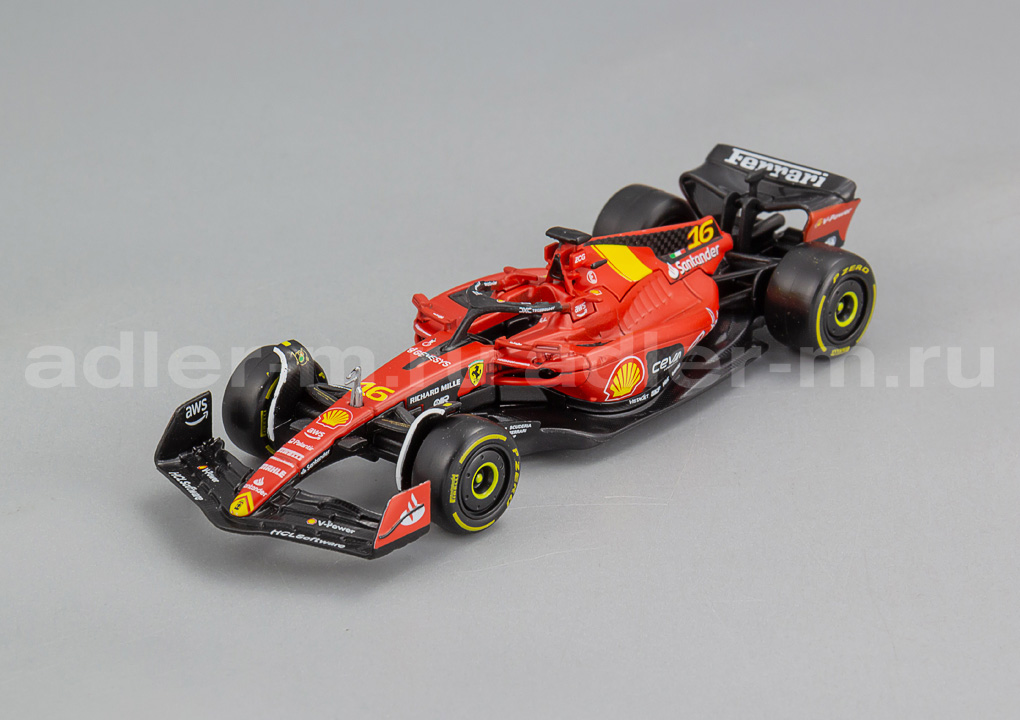 BBURAGO 1:43 Ferrari SF-23 #16 4th Monza Italy GP 2023 BU18-36836-L-MONZA