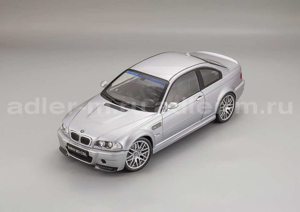 SOLIDO 1:18 BMW M3 CSL (E46) 2003 (silver metallic) S1806503