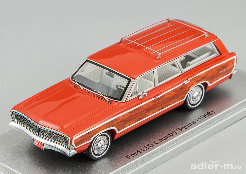 KESS SCALE MODELS 1:43 Ford Country Squire Station Wagon 1968 (red) KE43015001