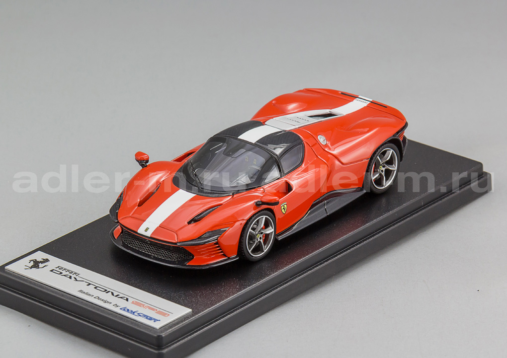 LOOKSMART 1:43 Ferrari Daytona SP3 (Rosso Scuderia) LS535E