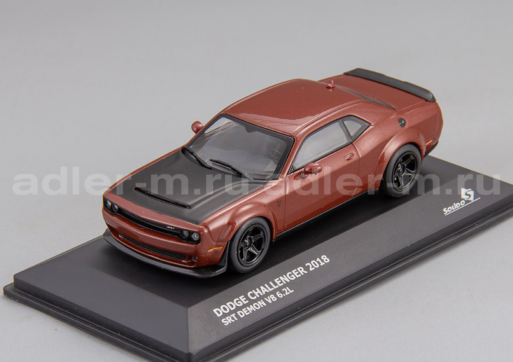 SOLIDO 1:43 Dodge Challenger Demon - 2018 (octane red) S4310304