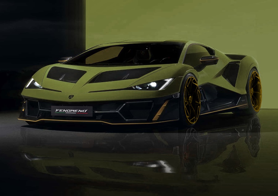 LOOKSMART 1:43 Lamborghini Fenomeno (Verde Gea Matt) LS567C