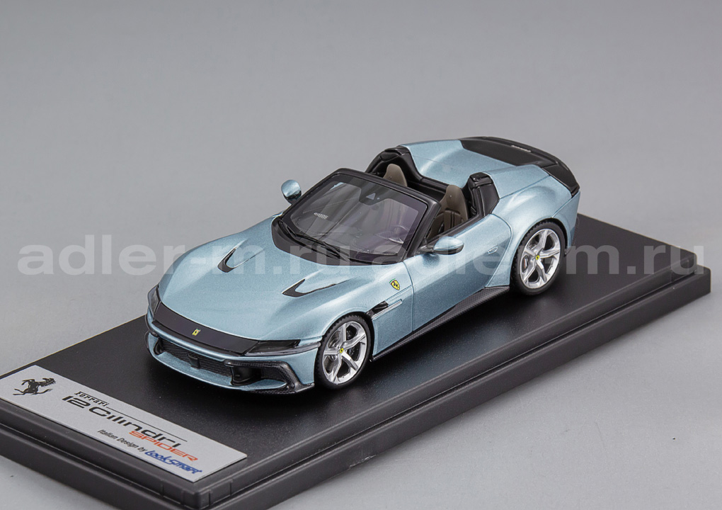 LOOKSMART 1:43 Ferrari 12 Cilindri Spider (Celeste Trevi) LS556D