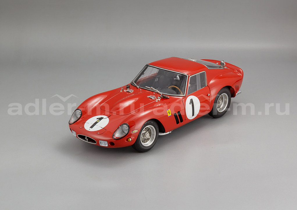 CMC 1:18 Ferrari 250 GTO #1 LHD Ch. #3987 Winner 1000km Paris, Montlhery 1962 P. Rodriguez, R. Rodriguez M-254