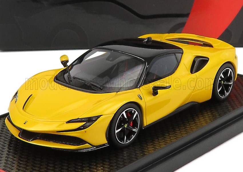 BBR MODELS 1:43 Ferrari Sf90 Stradale Hybrid 1000Hp - 2019 (yellow) BBRC228E
