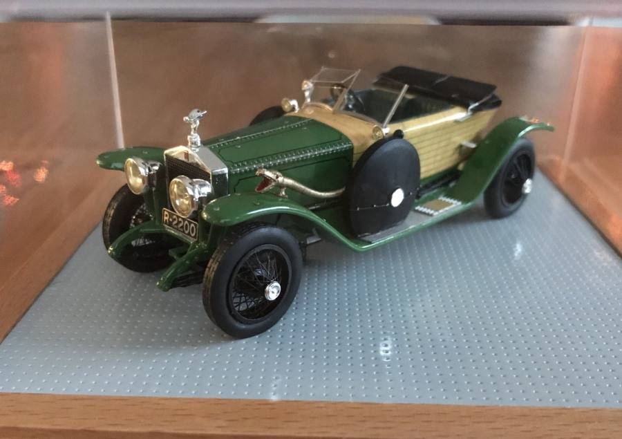 ILARIO 1:43 Rolls-Royce SG 1914 Schapiro Schebera Boat-Tail Skiff sn 54PB (green / wood) IL43064