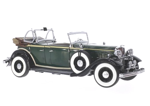 SUNSTAR 1:18 Lincoln KB Softtop open 1932 (darkgreen) SUN6165