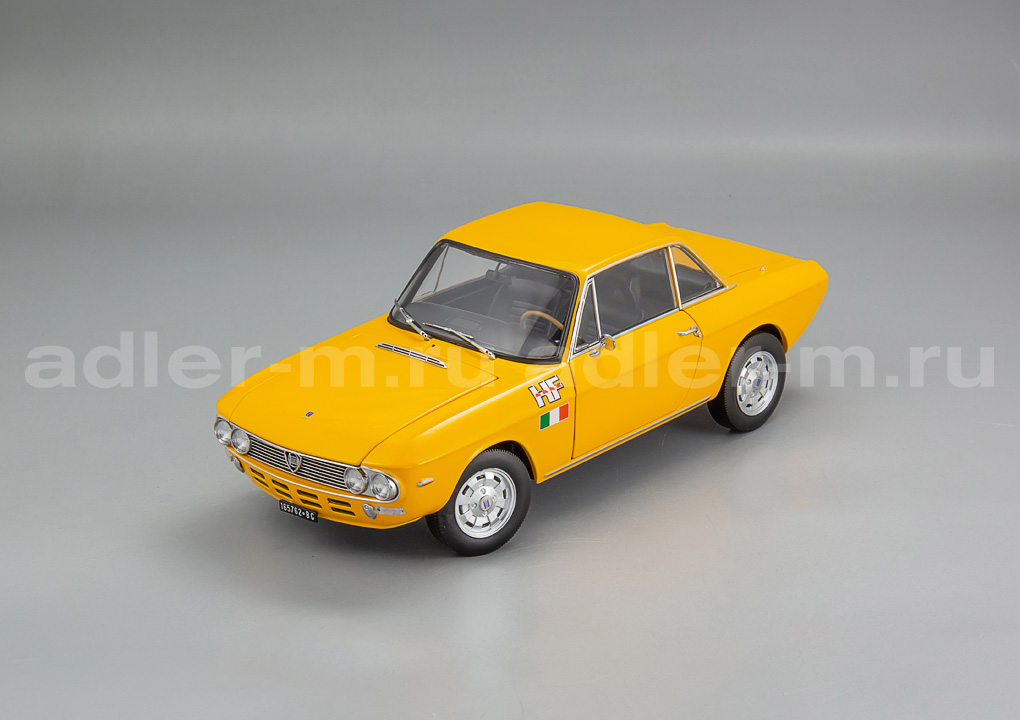 NOREV 1:18 Lancia Fulvia 1600 HF Lusso - 1971 (yellow) 187981