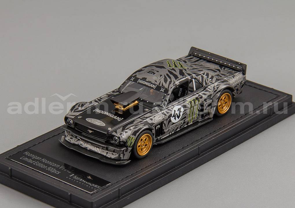 TOP MARQUES 1:43 Ford Mustang Hoonigan 1965 #43 Coupe 2017 Ken Block TM43-003A
