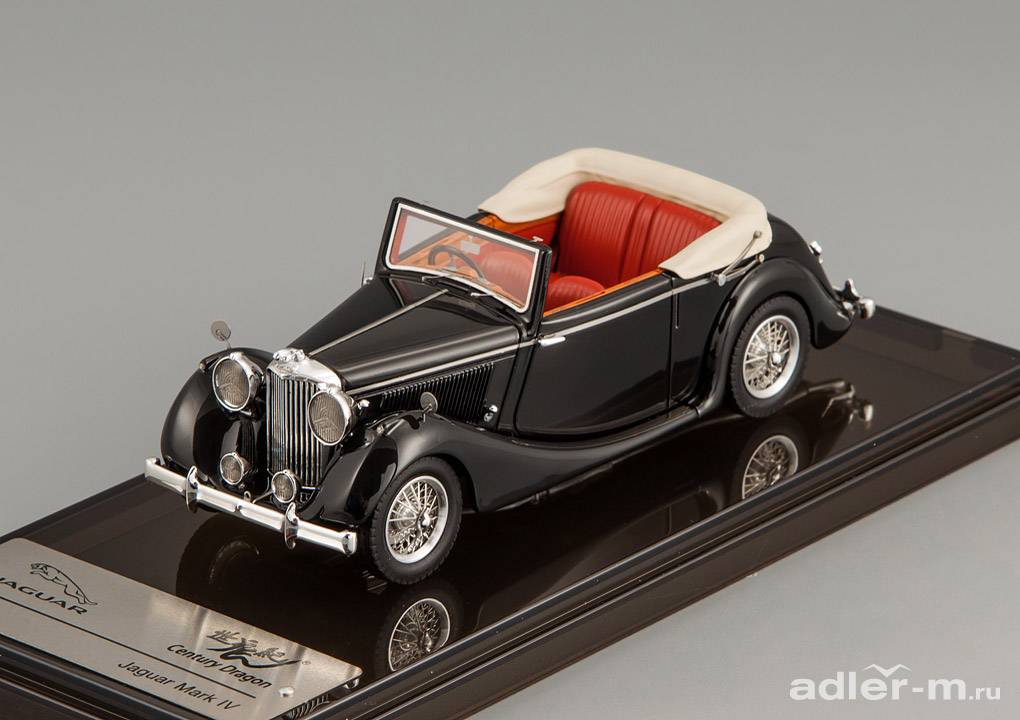 CENTURY DRAGON 1:43 Jaguar Mark IV Drophead Coupe (black) CDJG-1011A