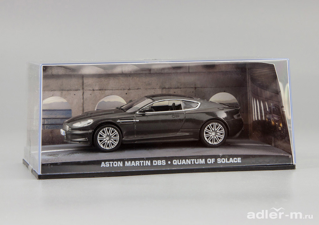 IXO (ALTAYA) 1:43 Aston Martin DBS из к.ф. "Quantum Of Solace" 2008 (black) JB-3-58