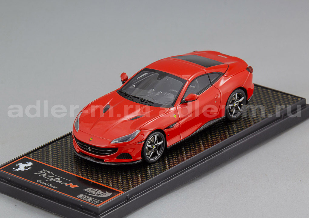 BBR MODELS 1:43 Ferrari Portofino M (modificata) Spider - 2020 (rosso corsa) BBRC250B