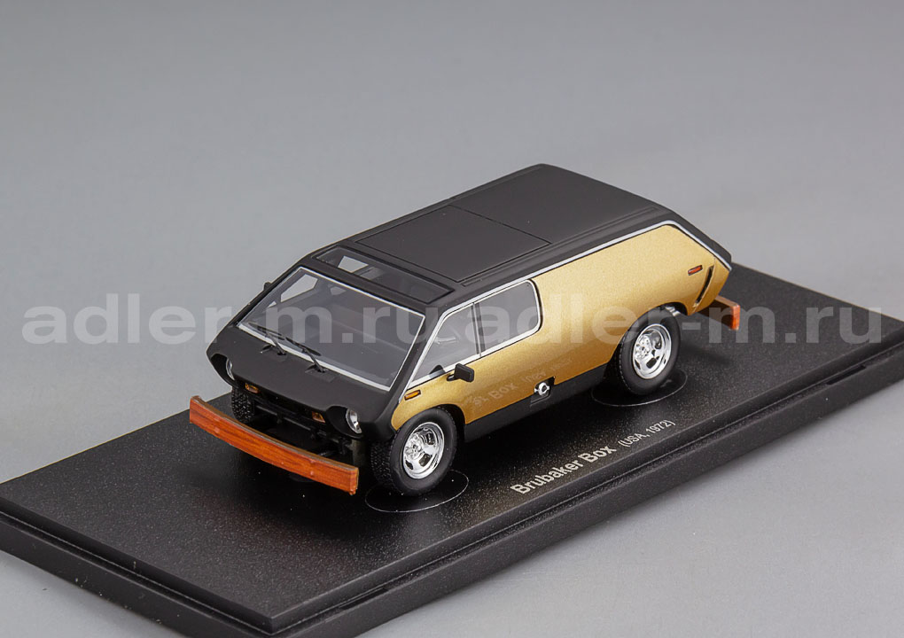 AUTOCULT 1:43 Brubaker Box Van (USA 1972) (gold-black) ATC60141