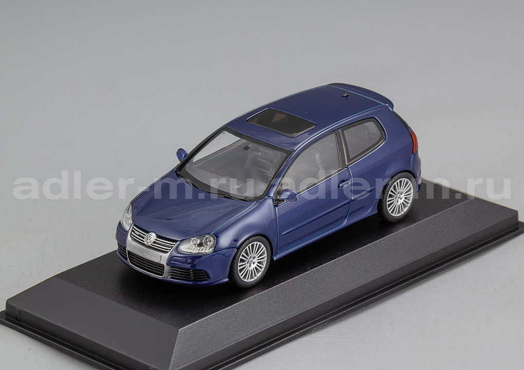 MINICHAMPS (MAXICHAMPS) 1:43 Volkswagen Golf R32 - 2005 (blue met) 940054501