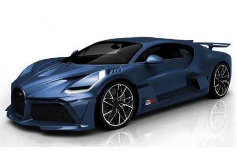 LOOKSMART 1:43 Bugatti Divo (blue carbon glossy) LS497H