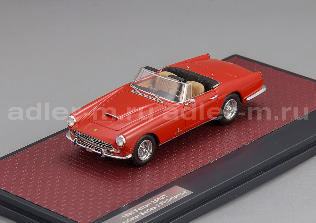 MATRIX 1:43 Ferrari 250GT Cabriolet Series II Pininfarina 1960 (red) MX40604-121