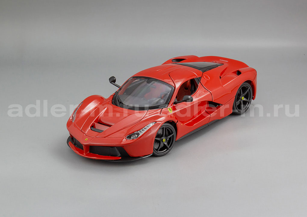 BBURAGO 1:18 Ferrari LaFerrari 2013 (red, black wheels) BU16001R