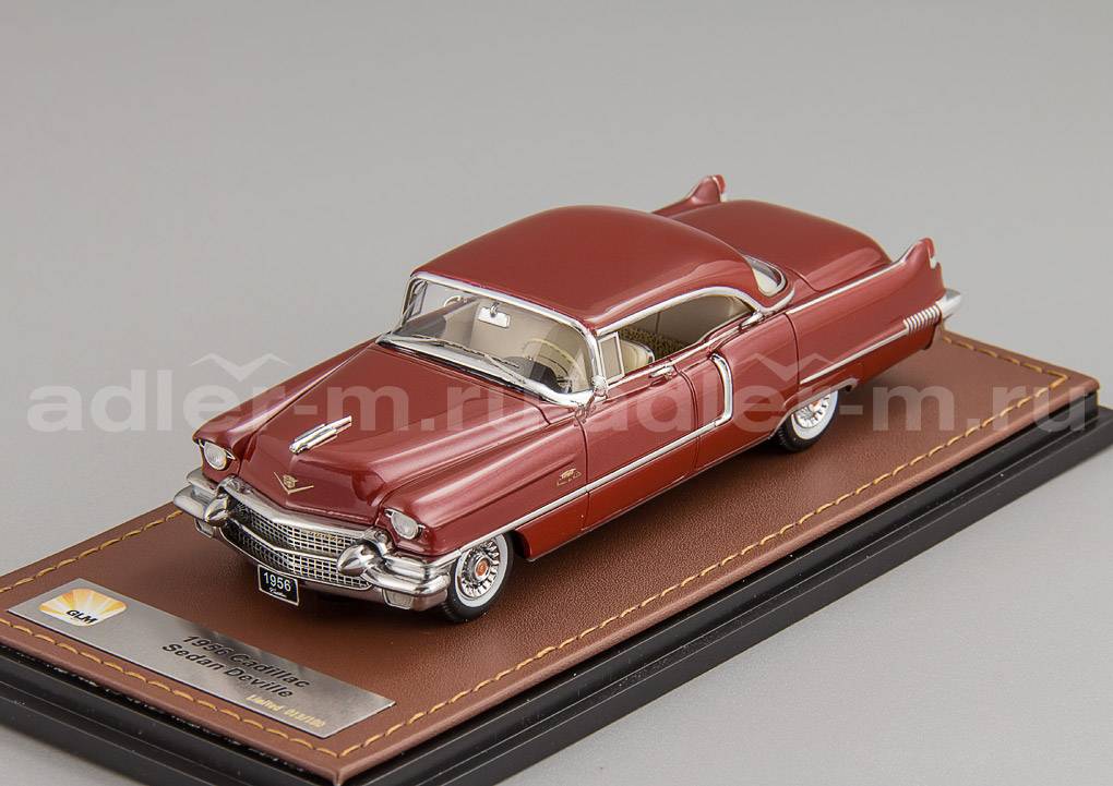 GLM 1:43 Cadillac Sedan DeVille 1956 (chantilly maroon) GLM122401