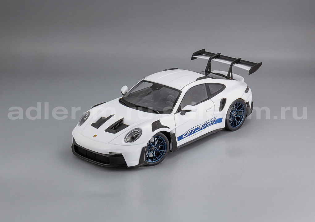 SOLIDO 1:18 Porsche 911 GT3 RS - 2024 (white/blue) S1812102